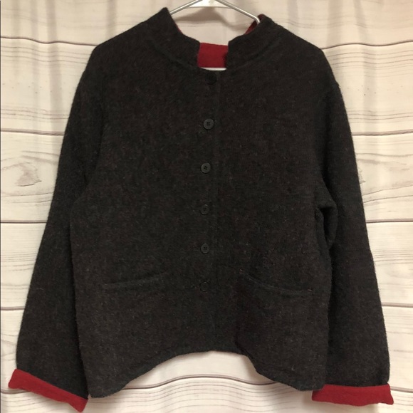 Reversible Alpaca Wool Jacket XL - Picture 2 of 5